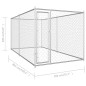vidaXL Outdoor-Hundezwinger 382x192x185 cm vidaXL Outdoor-Hundezwinger 382x192x185 cm