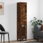 Highboard Räuchereiche 34,5x34x180 cm Holzwerkstoff Highboard Räuchereiche 34,5x34x180 cm Holzwerkstoff