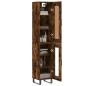 Highboard Räuchereiche 34,5x34x180 cm Holzwerkstoff Highboard Räuchereiche 34,5x34x180 cm Holzwerkstoff