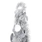 Künstlicher Pop-Up-Weihnachtsbaum Silbern 120 cm PET Künstlicher Pop-Up-Weihnachtsbaum Silbern 120 cm PET