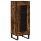 Highboard Räuchereiche 34,5x34x180 cm Holzwerkstoff Highboard Räuchereiche 34,5x34x180 cm Holzwerkstoff