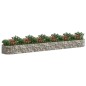 vidaXL Gabionen-Hochbeet Verzinktes Eisen 600x100x50 cm vidaXL Gabionen-Hochbeet Verzinktes Eisen 600x100x50 cm