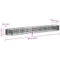 vidaXL Gabionen-Hochbeet Verzinktes Eisen 600x100x50 cm vidaXL Gabionen-Hochbeet Verzinktes Eisen 600x100x50 cm