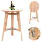 Klappbarer Bartisch 78 cm Tannenholz Klappbarer Bartisch 78 cm Tannenholz