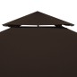 vidaXL Pavillon-Dachplane mit Kaminabzug 310 g/m² 4x3 m Braun vidaXL Pavillon-Dachplane mit Kaminabzug 310 g/m² 4x3 m Braun