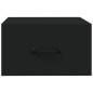 Wand-Nachttische 2 Stk. Schwarz 35x35x20 cm Wand-Nachttische 2 Stk. Schwarz 35x35x20 cm