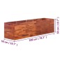 Garten-Hochbeet Akazienholz 200x50x50 cm Garten-Hochbeet Akazienholz 200x50x50 cm