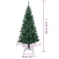Künstlicher Weihnachtsbaum Schillernde Spitzen Grün 240 cm PVC Künstlicher Weihnachtsbaum Schillernde Spitzen Grün 240 cm PVC