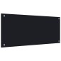 vidaXL Küchenrückwand Schwarz 90x40 cm Hartglas vidaXL Küchenrückwand Schwarz 90x40 cm Hartglas