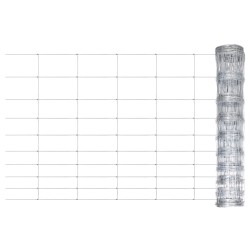 Gartenzaun Verzinkter Stahl Silbern 50x1 m
