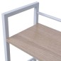 Schreibtisch mit Bücherregal mit 4 Böden Eiche Schreibtisch mit Bücherregal mit 4 Böden Eiche