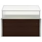 vidaXL Gewächshaus Braun 100 x 100 x 85 cm Verzinkter Stahl vidaXL Gewächshaus Braun 100 x 100 x 85 cm Verzinkter Stahl