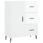 vidaXL Highboard Hochglanz-Weiß 69,5x34x180 cm Holzwerkstoff vidaXL Highboard Hochglanz-Weiß 69,5x34x180 cm Holzwerkstoff