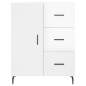 vidaXL Highboard Hochglanz-Weiß 69,5x34x180 cm Holzwerkstoff vidaXL Highboard Hochglanz-Weiß 69,5x34x180 cm Holzwerkstoff