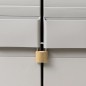 Gartenschrank mit 4 Regalen Schwarz und Grau Gartenschrank mit 4 Regalen Schwarz und Grau