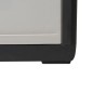 Gartenschrank mit 4 Regalen Schwarz und Grau Gartenschrank mit 4 Regalen Schwarz und Grau