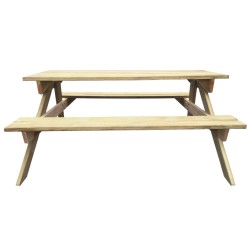 Picknicktisch 150x135x71,5 cm Holz