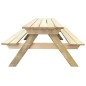 Picknicktisch 150x135x71,5 cm Holz Picknicktisch 150x135x71,5 cm Holz