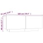 TV-Schrank Räuchereiche 100x35x40 cm Holzwerkstoff TV-Schrank Räuchereiche 100x35x40 cm Holzwerkstoff