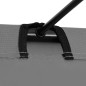 Campingbetten 2 Stk. 180x60x19 cm Oxford-Gewebe und Stahl Grau Campingbetten 2 Stk. 180x60x19 cm Oxford-Gewebe und Stahl Grau