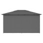 vidaXL Gartenpavillon mit Vorhängen 4 x 3 m Anthrazit vidaXL Gartenpavillon mit Vorhängen 4 x 3 m Anthrazit