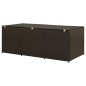 Gartenbox Poly Rattan 180x90x70 cm Braun Gartenbox Poly Rattan 180x90x70 cm Braun