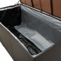 Gartenbox Poly Rattan 180x90x70 cm Braun Gartenbox Poly Rattan 180x90x70 cm Braun