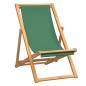 Strandstuhl Klappbar Massivholz Teak Grün Strandstuhl Klappbar Massivholz Teak Grün