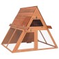 Kaninchenstall 152x127x109,5 cm Massivholz Tanne Kaninchenstall 152x127x109,5 cm Massivholz Tanne