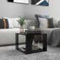 vidaXL Couchtisch Schwarz 40x40x30 cm Holzwerkstoff vidaXL Couchtisch Schwarz 40x40x30 cm Holzwerkstoff