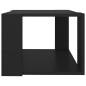vidaXL Couchtisch Schwarz 40x40x30 cm Holzwerkstoff vidaXL Couchtisch Schwarz 40x40x30 cm Holzwerkstoff
