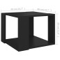 vidaXL Couchtisch Schwarz 40x40x30 cm Holzwerkstoff vidaXL Couchtisch Schwarz 40x40x30 cm Holzwerkstoff
