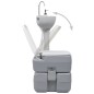 Campingtoilette und Handwaschbecken Set Tragbar Grau Campingtoilette und Handwaschbecken Set Tragbar Grau