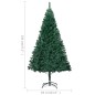Künstlicher Weihnachtsbaum mit Dicken Zweigen Grün 120 cm PVC Künstlicher Weihnachtsbaum mit Dicken Zweigen Grün 120 cm PVC