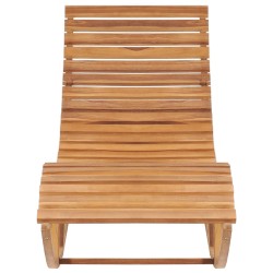 vidaXL Schaukelliege Massivholz Teak