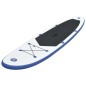 Stand Up Paddle Board SUP Aufblasbar Blau und Weiß Stand Up Paddle Board SUP Aufblasbar Blau und Weiß