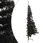 Künstlicher Halb-Weihnachtsbaum mit Ständer Schwarz 120 cm PVC Künstlicher Halb-Weihnachtsbaum mit Ständer Schwarz 120 cm PVC