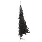 Künstlicher Halb-Weihnachtsbaum mit Ständer Schwarz 120 cm PVC Künstlicher Halb-Weihnachtsbaum mit Ständer Schwarz 120 cm PVC