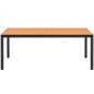 vidaXL Gartentisch Braun 185x90x74 cm Aluminium und WPC vidaXL Gartentisch Braun 185x90x74 cm Aluminium und WPC