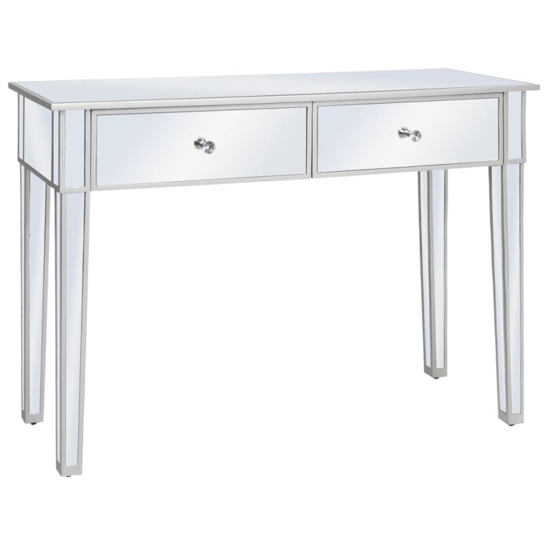 vidaXL Verspiegelter Konsolentisch aus MDF und Glas 106,5x38x76,5 cm vidaXL Verspiegelter Konsolentisch aus MDF und Glas 106,5x38x76,5 cm