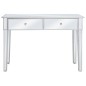 vidaXL Verspiegelter Konsolentisch aus MDF und Glas 106,5x38x76,5 cm vidaXL Verspiegelter Konsolentisch aus MDF und Glas 106,5x38x76,5 cm