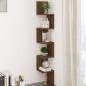 Wand-Eckregal Braun Eichen-Optik 20x20x127,5 cm Holzwerkstoff Wand-Eckregal Braun Eichen-Optik 20x20x127,5 cm Holzwerkstoff