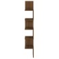 Wand-Eckregal Braun Eichen-Optik 20x20x127,5 cm Holzwerkstoff Wand-Eckregal Braun Eichen-Optik 20x20x127,5 cm Holzwerkstoff