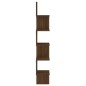 Wand-Eckregal Braun Eichen-Optik 20x20x127,5 cm Holzwerkstoff Wand-Eckregal Braun Eichen-Optik 20x20x127,5 cm Holzwerkstoff