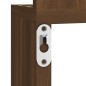 Wand-Eckregal Braun Eichen-Optik 20x20x127,5 cm Holzwerkstoff Wand-Eckregal Braun Eichen-Optik 20x20x127,5 cm Holzwerkstoff