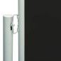 vidaXL Seitenmarkise Ausziehbar 117x300 cm Schwarz vidaXL Seitenmarkise Ausziehbar 117x300 cm Schwarz