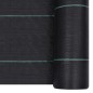 vidaXL Unkrautfolie Schwarz 2x10 m PP vidaXL Unkrautfolie Schwarz 2x10 m PP