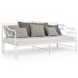 Ausziehsofa Bettgestell Weiß Metall 90x200 cm Ausziehsofa Bettgestell Weiß Metall 90x200 cm