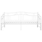 Ausziehsofa Bettgestell Weiß Metall 90x200 cm Ausziehsofa Bettgestell Weiß Metall 90x200 cm