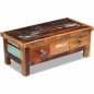 Couchtisch mit Schubladen Altholz 90x45x35 cm Couchtisch mit Schubladen Altholz 90x45x35 cm